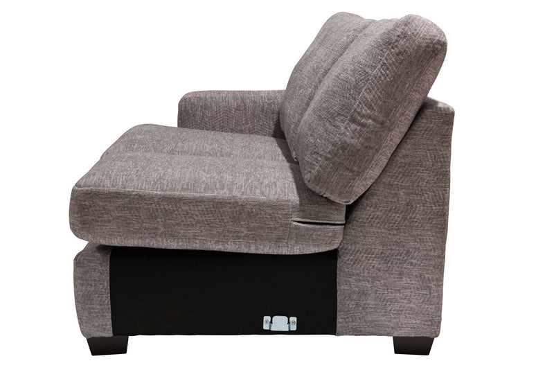 Luxe 3-Piece Right-Facing Sectional - Zaftig Dove