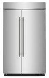 Kitchenaid 48\" 29.4 Cu. Ft. Built-In Side-by-Side Refrigerator – Stainless Steel - KBSN748SPS 
