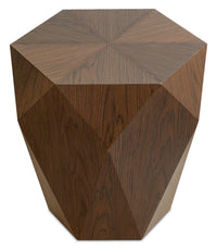 Dawson 19” Modern End Table - Light Brown 