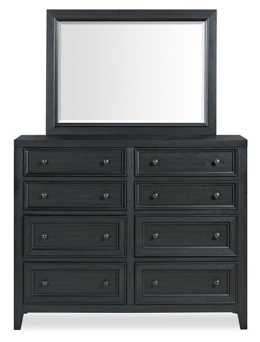 Casa Bedroom Dresser Mirror - Black