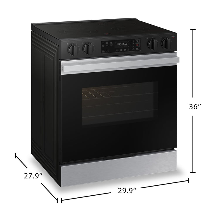 Samsung Bespoke 6.3 Cu. Ft. Smart Electric Range - NSE6DG8100SRAC