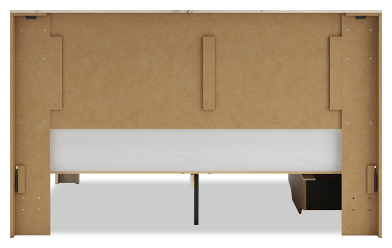 Derekson King Underbed Storage Bed - White