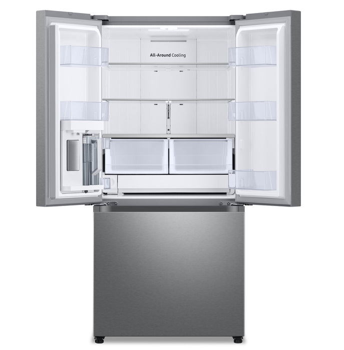 Samsung 33\" 24.5 Cu. Ft. French-Door with Beverage Center™ &AutoFillWaterPitcher Refrigerator - Stai… 