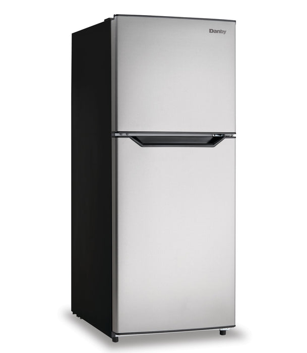 Danby 23.4 \" 10 Cu. Ft. Apartment-Size Top-Mount Refrigerator - Stainless Steel - DFF101B1BSSDB