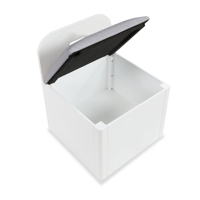 Quinn Full Bookcase Bed with Desk - White