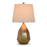 Farah 26” Gold Glam Polyresin Table Lamp 