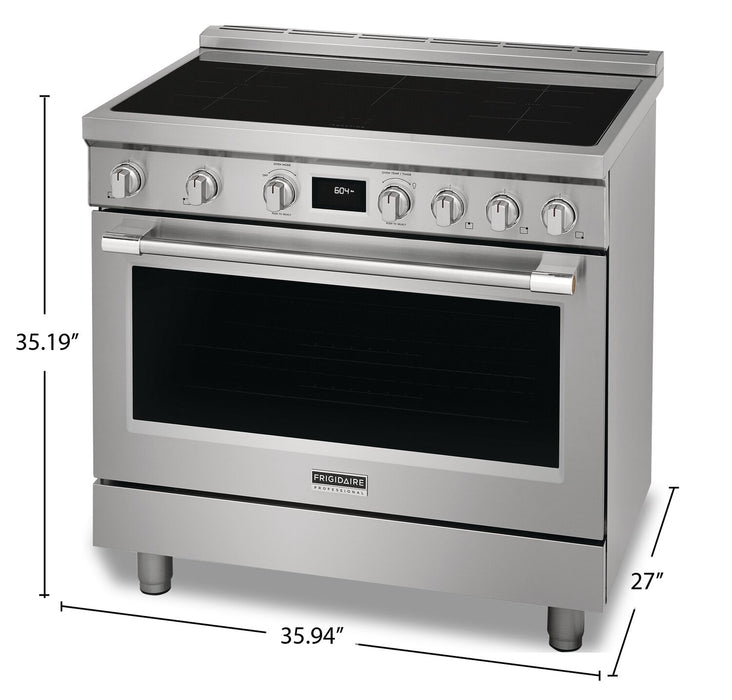 Frigidaire Professional 4.4 Cu. Ft. Induction Range With Dual Fan Convection and Easy-to-Clean Cookt… 