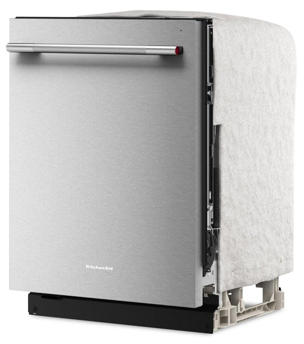 KitchenAid 24\" 44 dBA Dishwasher with 360° Max Jets™ Third Rack - PrintShield Stainless - KDTS724SPS