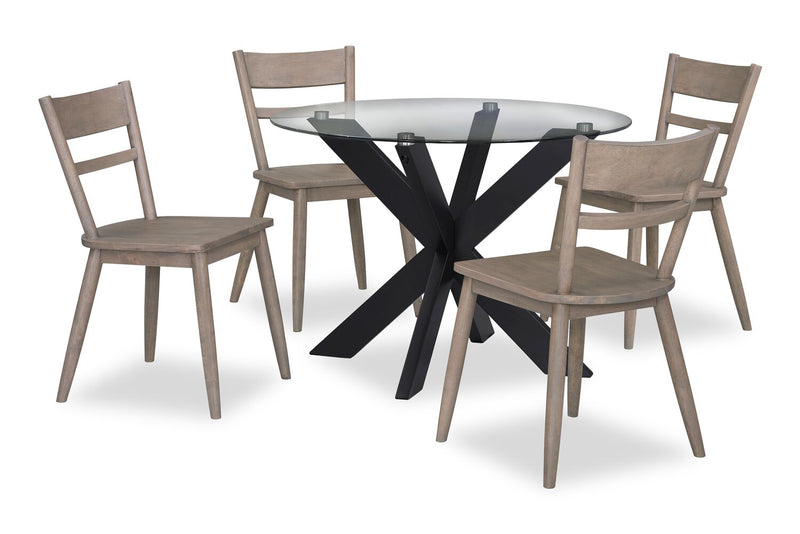 Remi Ladderback Dining Chair - Brown