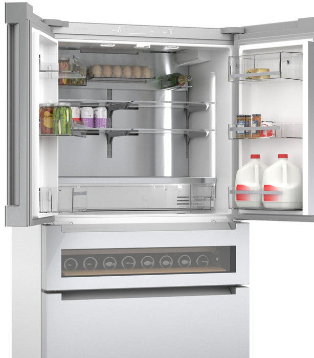 Bosch 20.5 Cu. Ft. French-Door Bottom Mount Refrigerator - B36CL81ENG 