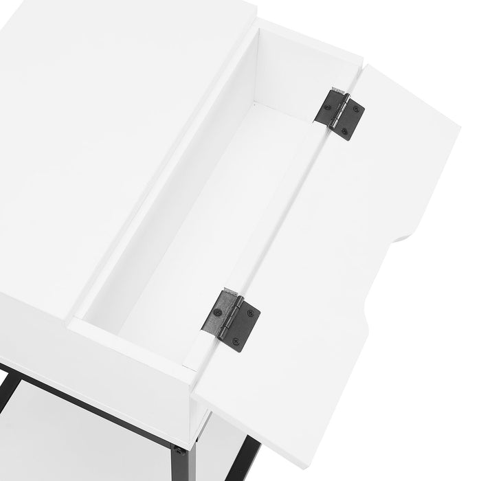 Akio Nightstand - White