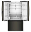 Whirlpool 36\" 24 Cu. Ft. True Counter Depth French Door Refrigerator – Black Stainless Steel - WRFC3036RV