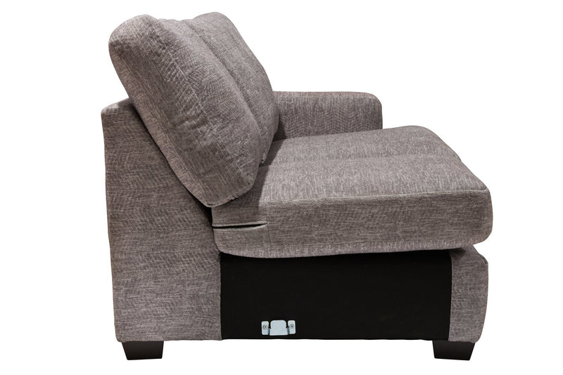 Luxe 3-Piece Left-Facing Sectional - Zaftig Dove