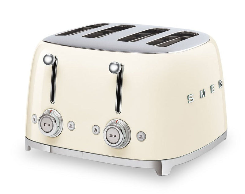 Smeg 4-Slice Long-Slot Toaster - TSF03CRUS