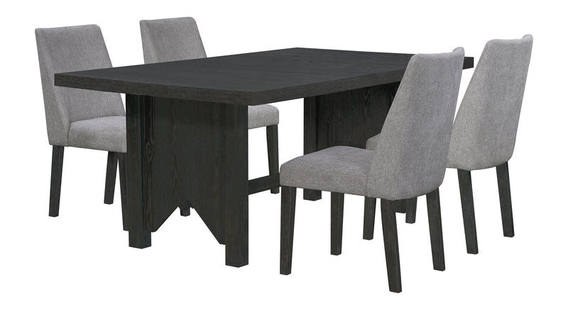 Emery Upholstered Dining Chair - Charcoal