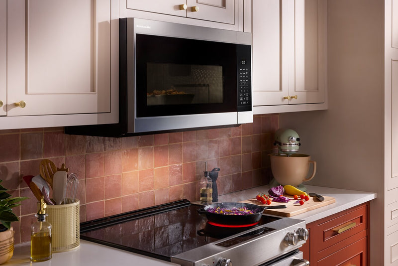KitchenAid 1.9 Cu. Ft. Over-the-Range Microwave with 7 Sensor Functions - Stainless Steel - YKMMS130RPS