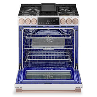 LG Studio 6.3 Cu. Ft. InstaView® Smart Gas Range with Air Fry - Essence White - LSGS6338N 