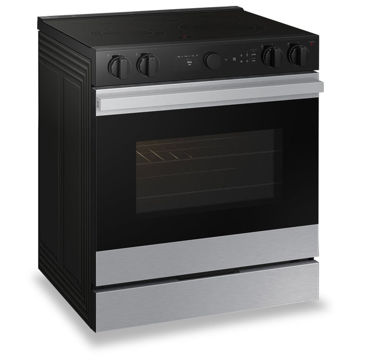 Samsung Bespoke 6.3 Cu. Ft. Smart Electric Range with Air Fry and Air Sous Vide - NSE6DG8500SRAC