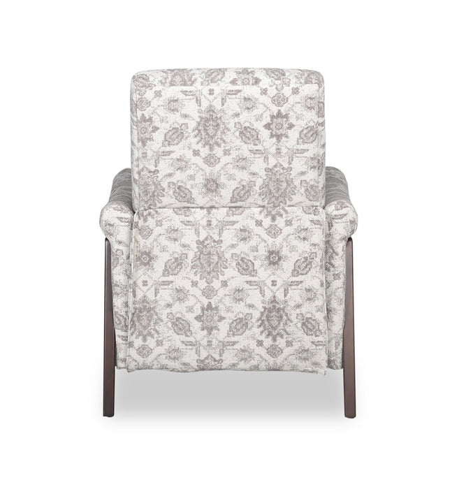 Mallie 32\" Limbu Slate Multicolour Chenille Fabric Pushback Reclining Chair