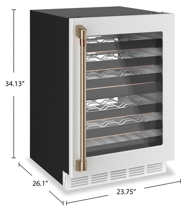 Cafe 24\" 4.7 Cu. Ft. Wine Chiller Refrigerator - White - CCP06DP4PW2 