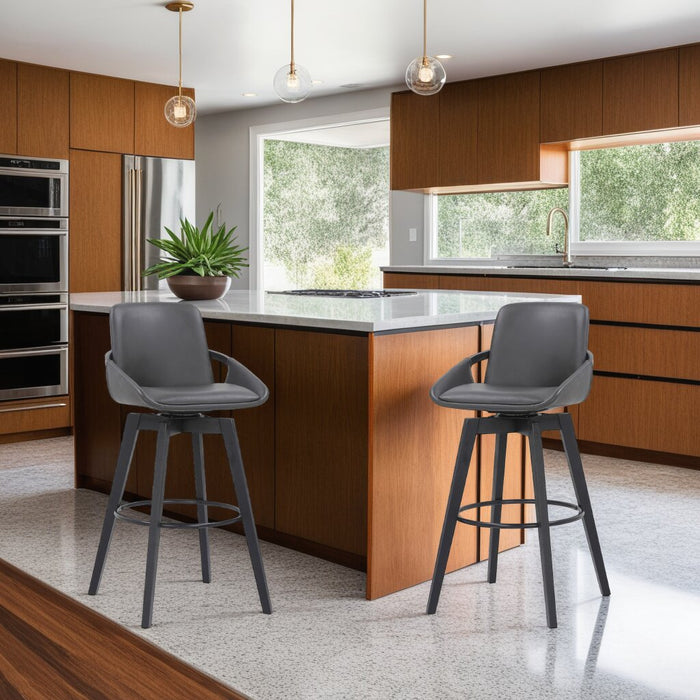 Apex Swivel Counter Stool - Grey