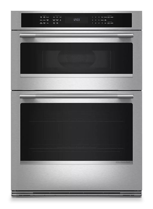 KitchenAid 30\" Smart Electric Combo Wall Oven with Cooking Camera - PrintShield Stainless - KOEC930SPS