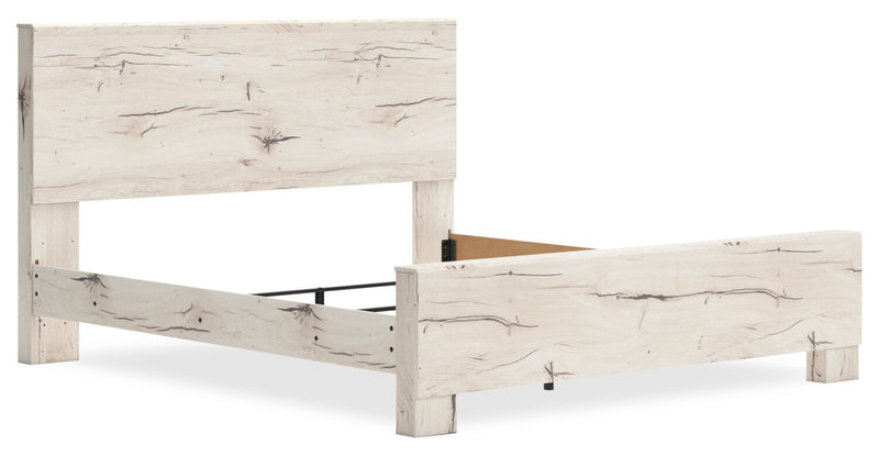 Derekson King Panel Bed - White
