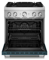 KitchenAid 4.1 Cu. Ft. Dual Fuel Range with No Preheat Air Fry Mode – Agave - KFDS930SAG