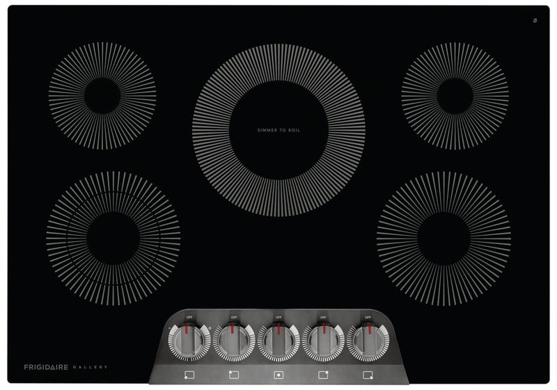 Frigidaire Gallery 30\" 5-Element Electric Cooktop - Black Stainless Steel\t - GCCE3070AD 