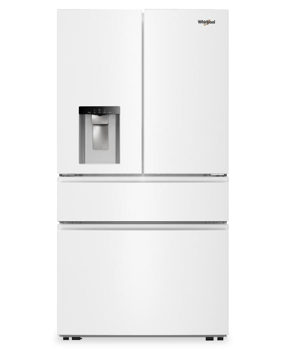 Whirlpool 36” 29 Cu. Ft. French Door Refrigerator - White - WRMF3536SW