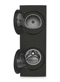 Whirlpool 3.2 Cu. Ft. Washer and Electric 4.3 Cu. Ft. Dryer - Black - YWFH5424SJ 