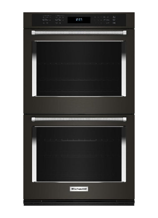 KitchenAid 27\" 8.6 Cu. Ft. Double Wall Oven with Air Fry - KOED527PBS