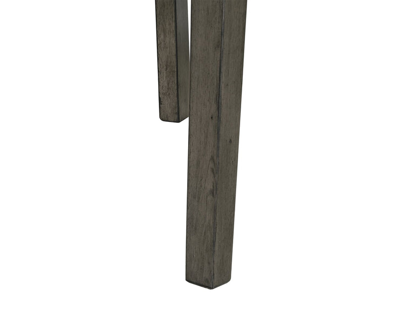 Bryn Dining Chair with Fabric Seat, Spindle-Back - Dark Grey
