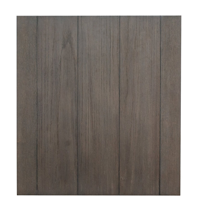 Avalon 22” Modern Solid Wood End Table with Storage - Brown
