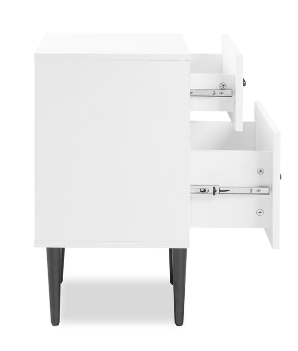 Brax Nightstand - White