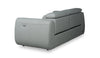Gianna 76\" Spa Blue Genuine Leather Power Reclining Sofa with Power Headrests and USB Port
