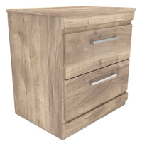 Oakley Bedside 2-Drawer Nightstand, 21