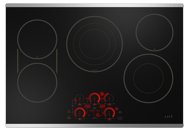 Cafe 30\" 5-Element Electric Cooktop - Stainless - CEP90302TSS 