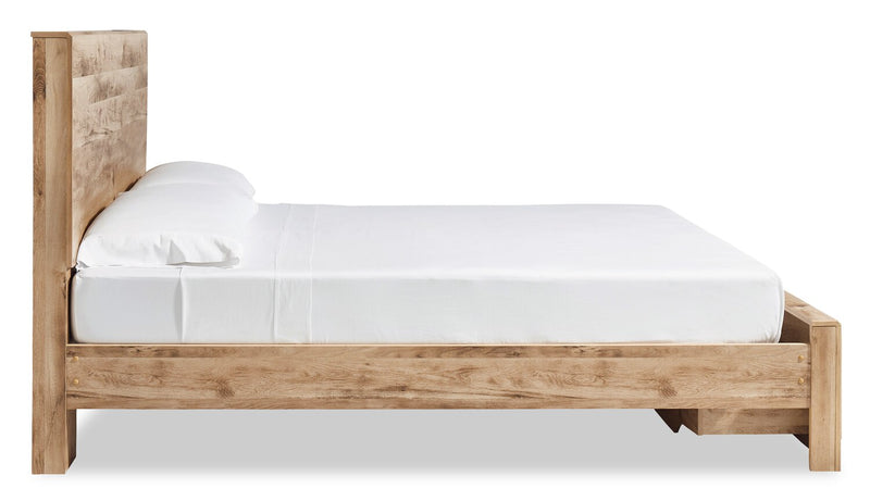 Derekson Queen Storage Bed - Natural