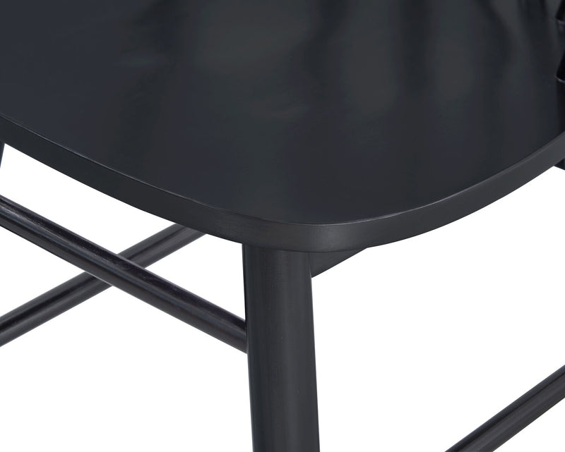 Remi Spindle Dining Chair - Black