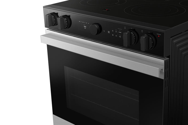 Samsung Bespoke 6.3 Cu. Ft. Smart Electric Range with Air Fry and Air Sous Vide - NSE6DG8500SRAC