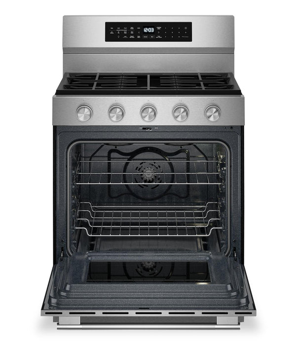 KitchenAid 30\" 5.0 Cu. Ft. Smart Gas Range with Convection Modes - Stainless Steel - KFGS530SPS