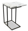 Pia Foldable Chairside Table - White