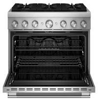 KitchenAid 5.1 Cu. Ft. Dual Fuel Range with No Preheat Air Fry – Stainless Steel - KFDS936SSS  