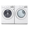 LG 5.2 Cu. Ft. Front-Load Washer and 7.4 Cu. Ft. Electric Dryer - White 