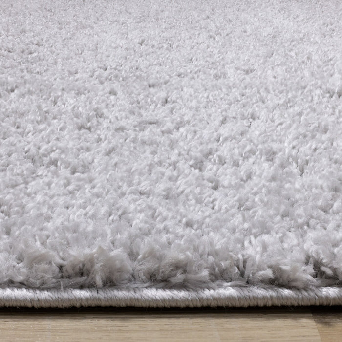 Pascal Grey Shag Area Rug - 5'3\" x 7'7\"