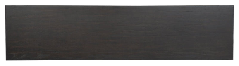 Cresset 70” Modern Solid Wood TV Stand with Storage and Cable Management for TVs up to 75\" - Coffee