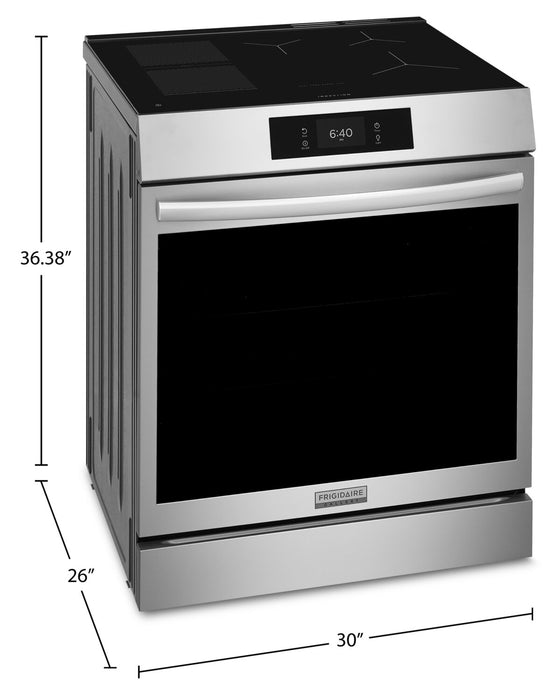 Frigidaire Gallery 6.2 Cu. Ft. Induction Range with Stone-Baked Pizza – Smudge-Proof® Stainless Steel - GCFI307CBF