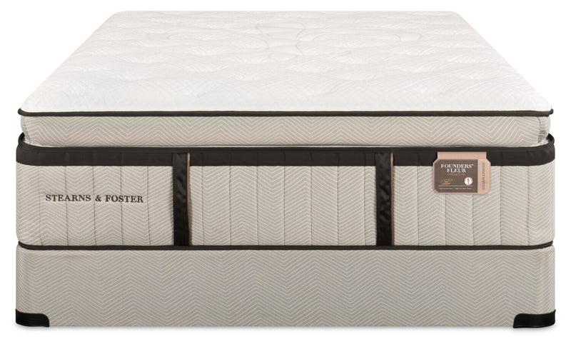 Swansea Luxury Euro Pillowtop Queen Mattress Set