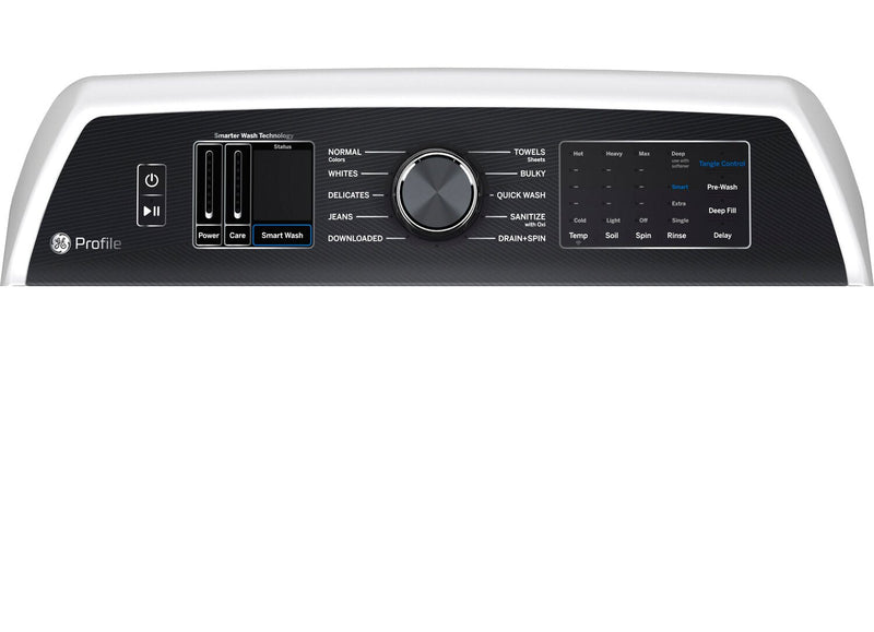 Profile 6.2 Cu Ft. Smart Top-Load Washer and 7.3 Cu. Ft. Electric Dryer with Steam 